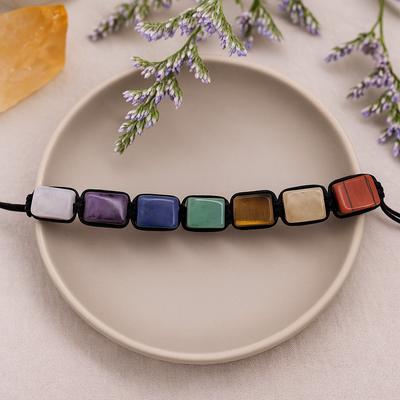 Chakra Tumbled Stone Bracelet