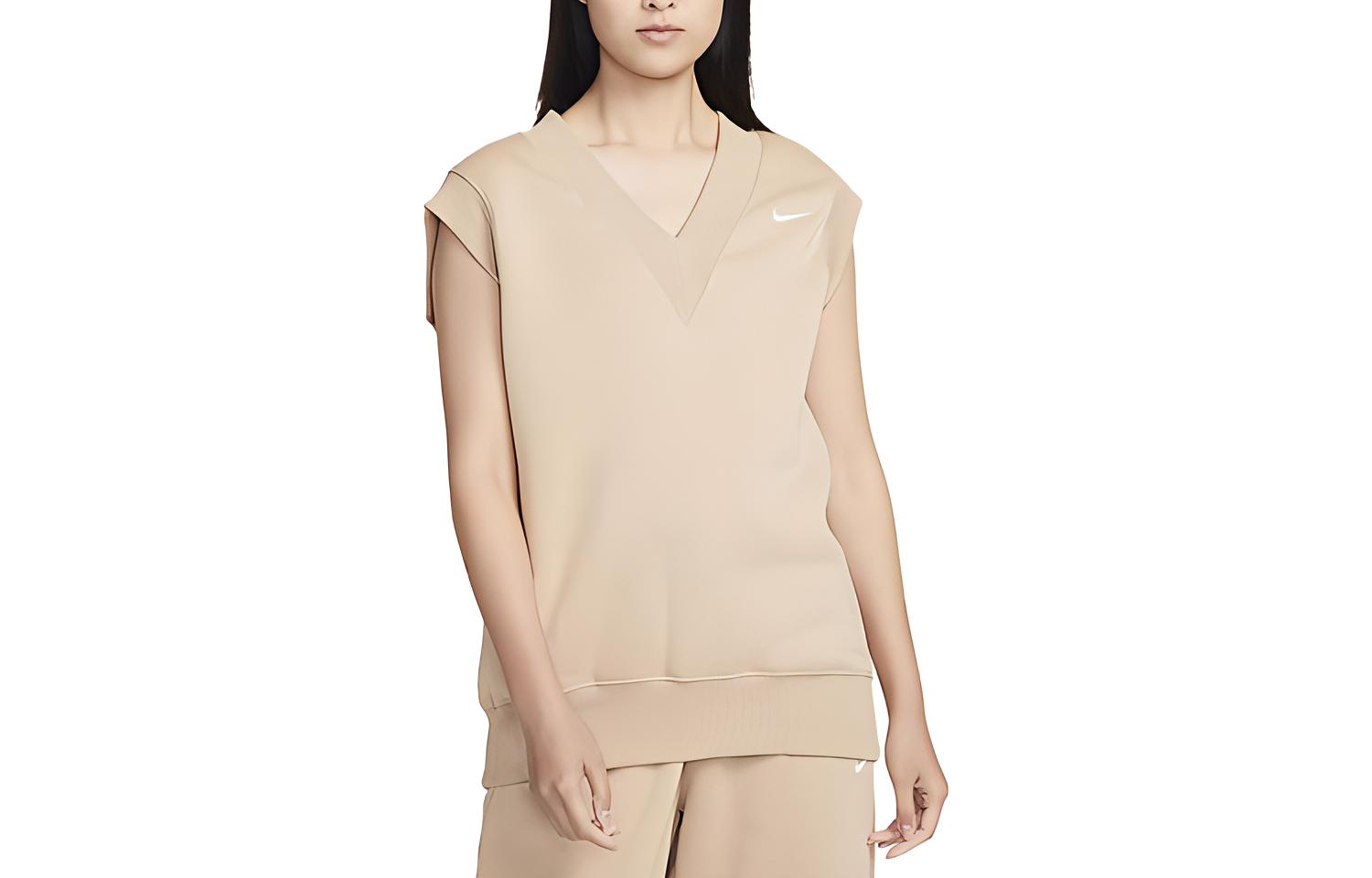 

Nike Tank Tops Women s Camel Moderate Straight Fit DQ6760-200 L