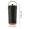 500ml Travel Coffee Mug Ceramic Coated Tumbler Portable Coffee Tumbler Cup  School
