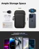 Spigen Klasden KD400 Shoulder Bag for Perfect for Everyday Outdoor and Black Smartphones, Use, Activities, Travel, (AFA07132)