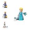Disney Princess Frozen Minifigure Anna Elsa Olaf With Scepter Lamp High-quality Diy Blocks Kit For Kids