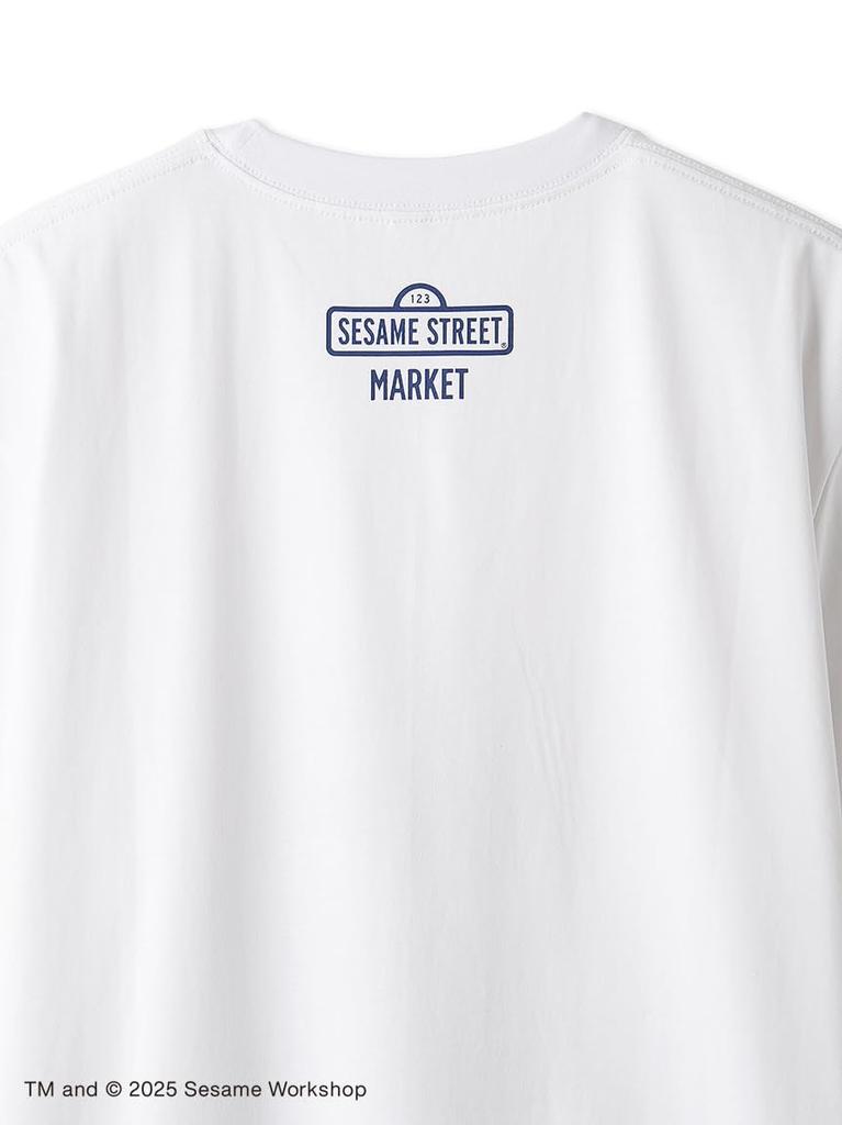 Sesame Street Market Up Photo T-Shirt SSMUCT256422WHTM