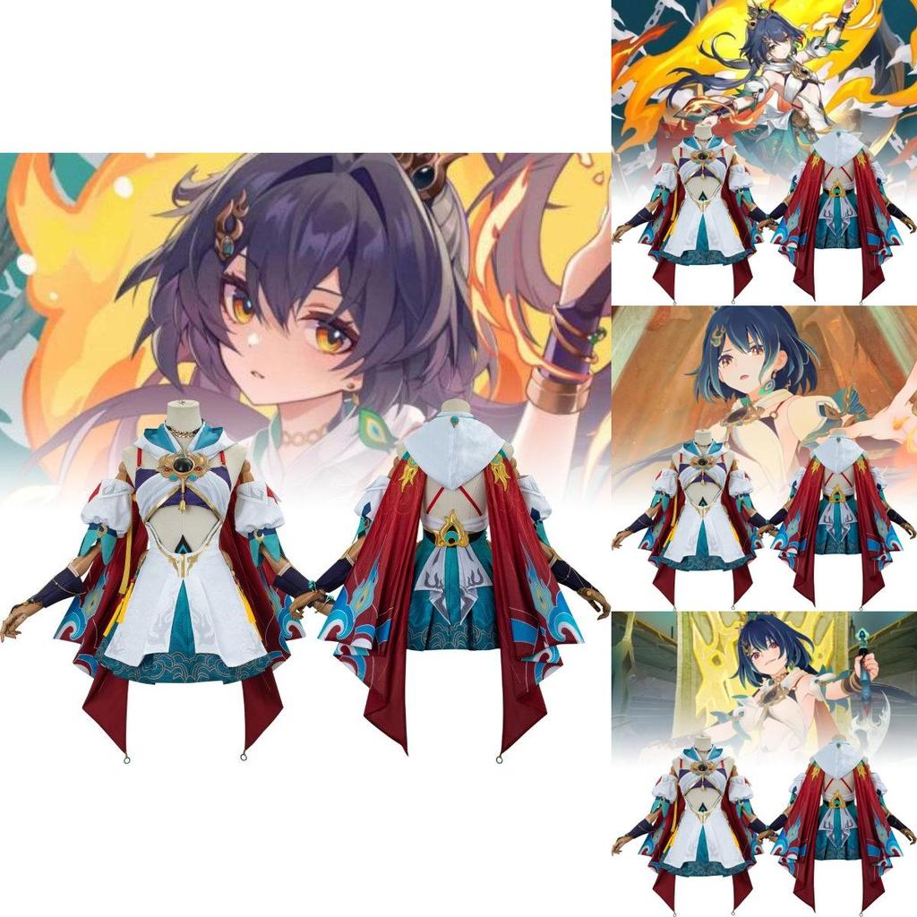 Fashionable Honkai Star Rail Yanlun Yuli Cosplay Costume Featuring Soft Polyester Material