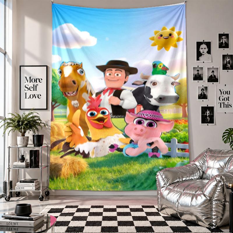 Wall TapestryLa Granja de Zenón Art Hanging Cloth Decorative Background Cover for Room Decoration