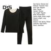 2 Teile/Satz Winter Thermo-Unterwäsche-Set für Damen, Rundhalsausschnitt, nahtlos, langärmlig, warm, Slim Fit, hochelastisch, Pyjama-Set für kaltes Wetter, Homewear, Nachtwäsche