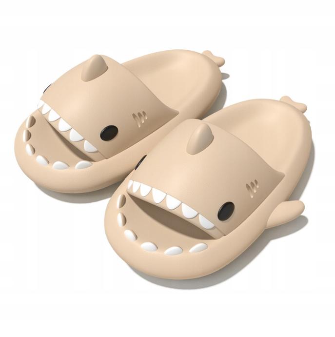 Thick Shark Pool Flip Flops Anti-Slip Shark Slippers 40-41
