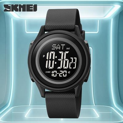 Erkek ve kadınlar için elektronik saat, su geçirmez spor alarmı, ışıklı, lise ve ortaokul öğrencileri için basit saat