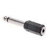 6.35mm 1/4 Inch Dual Track To 3.5mm Stereo Jack Female Audio Converter Adapter