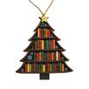 Christmas Book Tree Ornament ACRYLIC, Book Gift, Book Lover Gift, Book Ornament, Book Gift, Book Lover Gift, Librarian Gift
