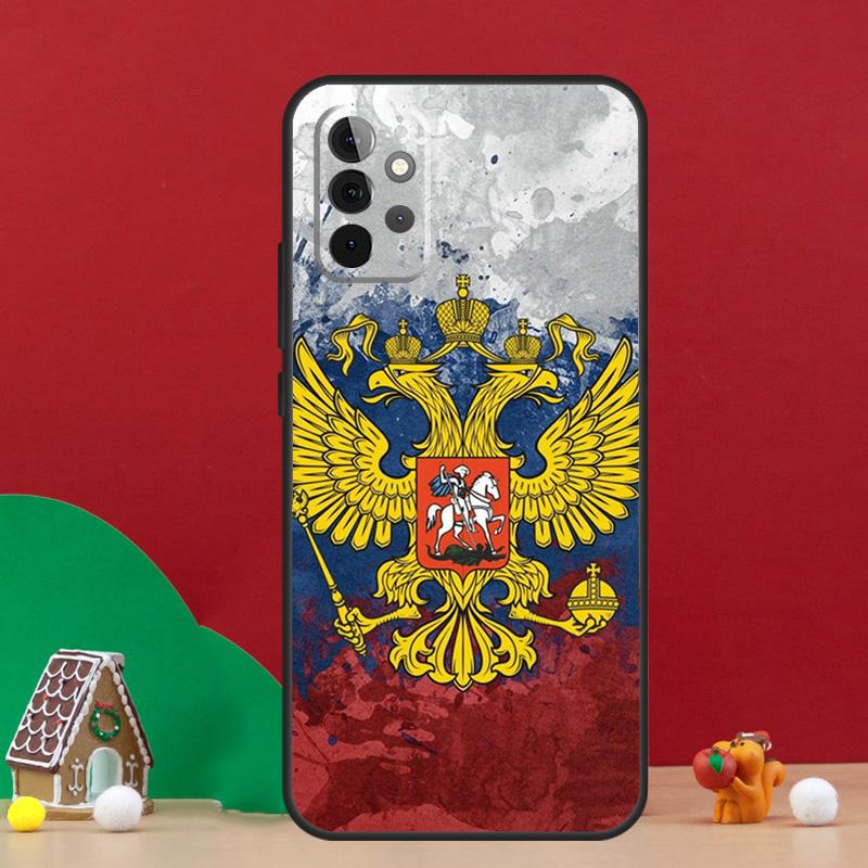 Russian Flag Case For Samsung Galaxy A17 A06 A16 A56 A36 A54 A34 A14 A52 A32 A13 A23 A33 A53 A15 A35 A55