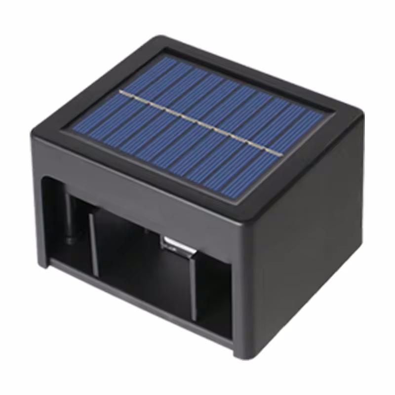 LED Solar Garden Light Outdoor Waterproof Lighting Angle Adjusted Wall Lamp Balcony Stair Fence Energy-saving Sunlight Lamps