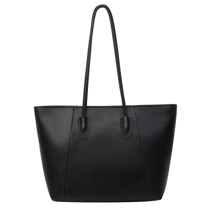 

Tote bag for large commuter shoulder synthetic college business travel B8839 [Manatsulife] women, capacity, lightweight, stylish, business, bag, bag, чорний
