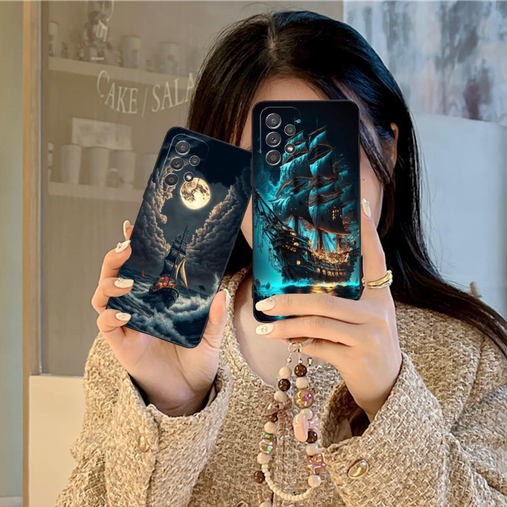 Pirate Corsair Mobile Phone Case for Samsung Galaxy M55 54 42 35 34 33 32 23 22 15 14 13 12 F55 5G Colorful Cover Luxury Pretty