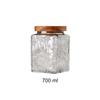 Wood Lid Kitchen Glass Bottle Vintage Mason Jar Multi-functional Grains Storage Box  Candy