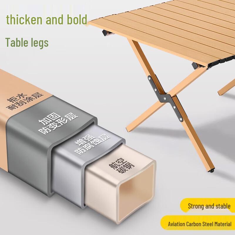 Cross-Leg Folding Camping Table