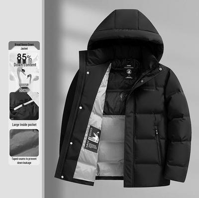 2025 Men's Winter Goose Down Puffer Jacket - Warm, Versatile, and Comfortable