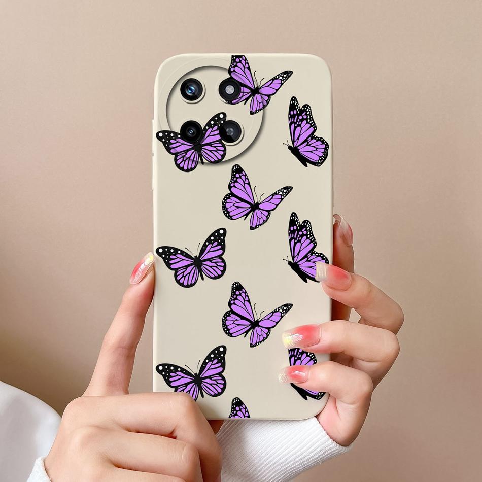 For OPPO Realme 11 4G Phone Cases Fashion Shell Soft Liquid Silicone Camera Protection Back Cover For Realme11 Anti Choc Funda