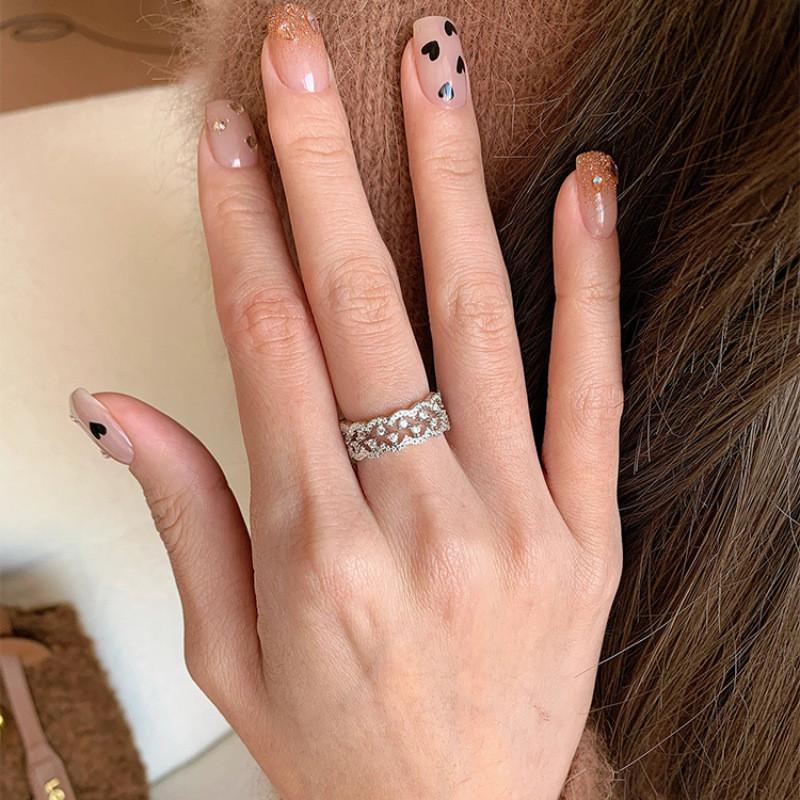 Zirconia Luxurious Minimalist Crown Ring For Women Perfect For Style Everyday