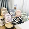 Korean Version Ins Style High-value Backpack Fashionable Large-capacity Schoolbag Junior High School High School College Student Schoolbag Female