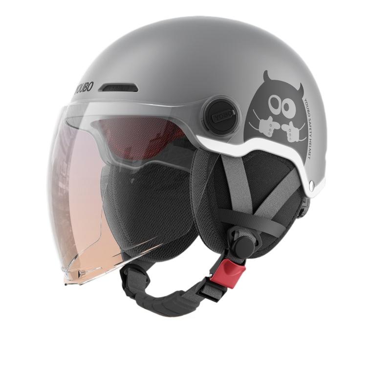 Electric Car Helmet Couple Four Seasons Universal Battery Motorcycle Men's Half Helmet Helmet