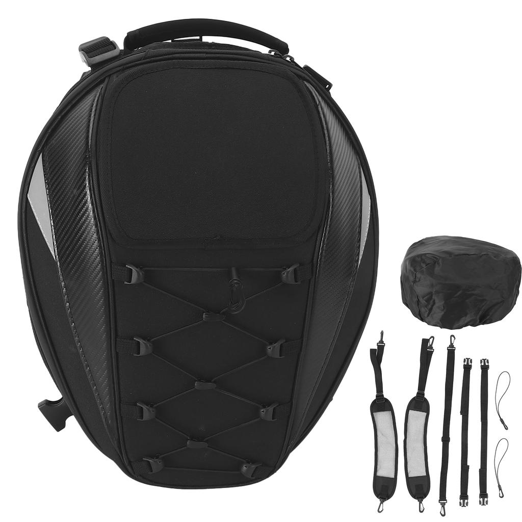 Motorcycle Rear Seat Bag Large Capacity Rider Backpack Waterproof Breathable Back Universal
