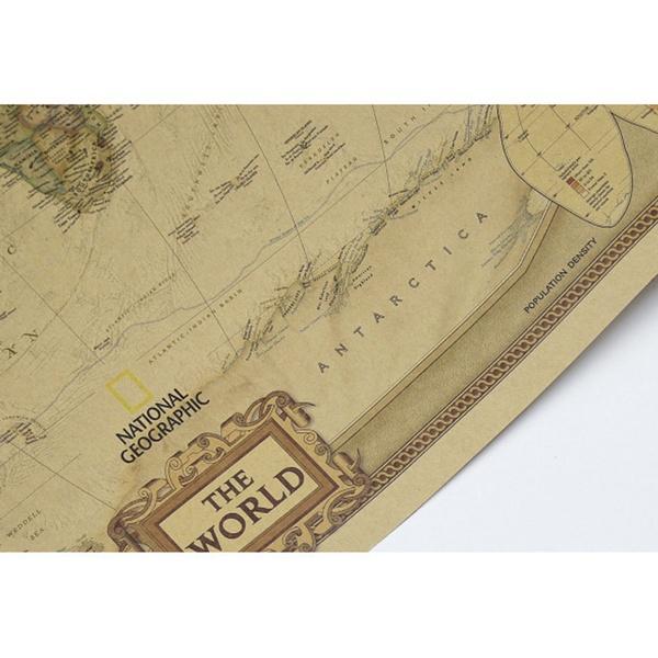 Vintage Retro Paper World Map Poster For Unique Children Gifts And Stylish Wall Decor