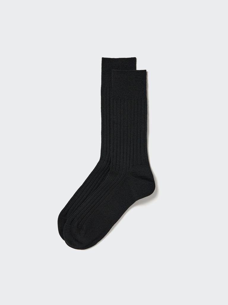 Uniqlo Japan Supima Cotton Wide Rib Socks