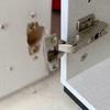 Stainless Steel Hinge Repair Plate Acccessories Cupboard Door Drawer