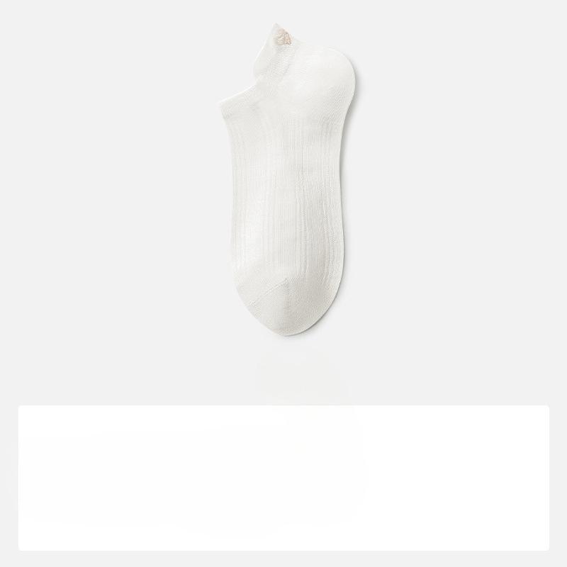 Washi Silk Women's Socks - Light Summer Style Boat-shaped Socks, Breathable and Sweat-absorbent, Ultra-thin Short and Invisible Socks