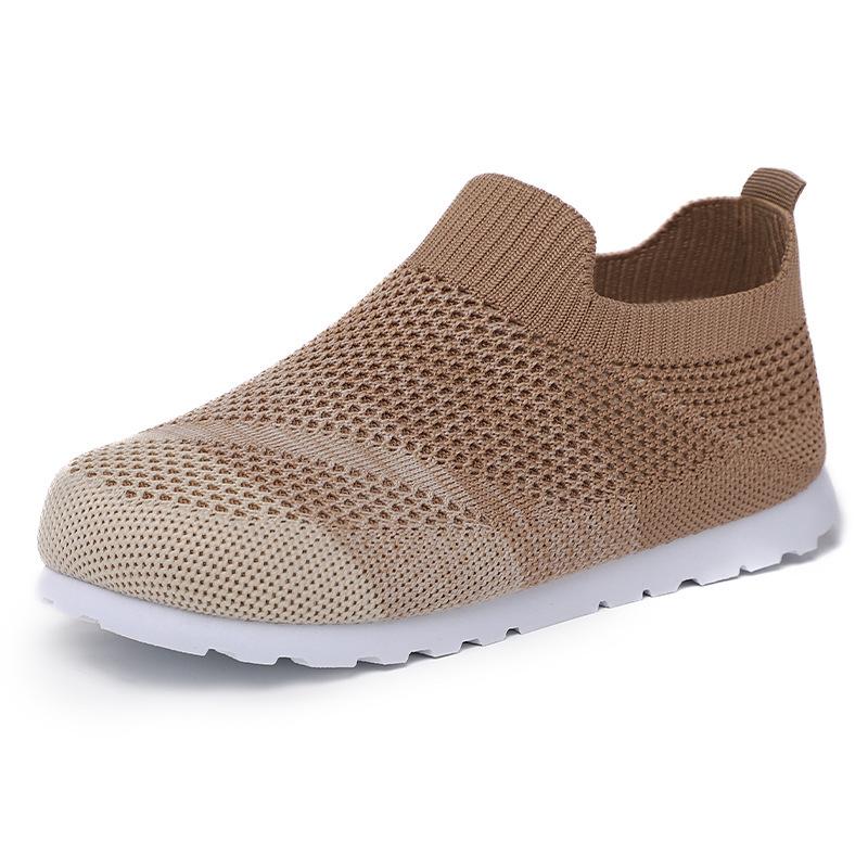 

Children s sports shoes 2025 new versatile running shoes flying woven mesh shoes simple and breathable baby classmates 1-6 years old 32