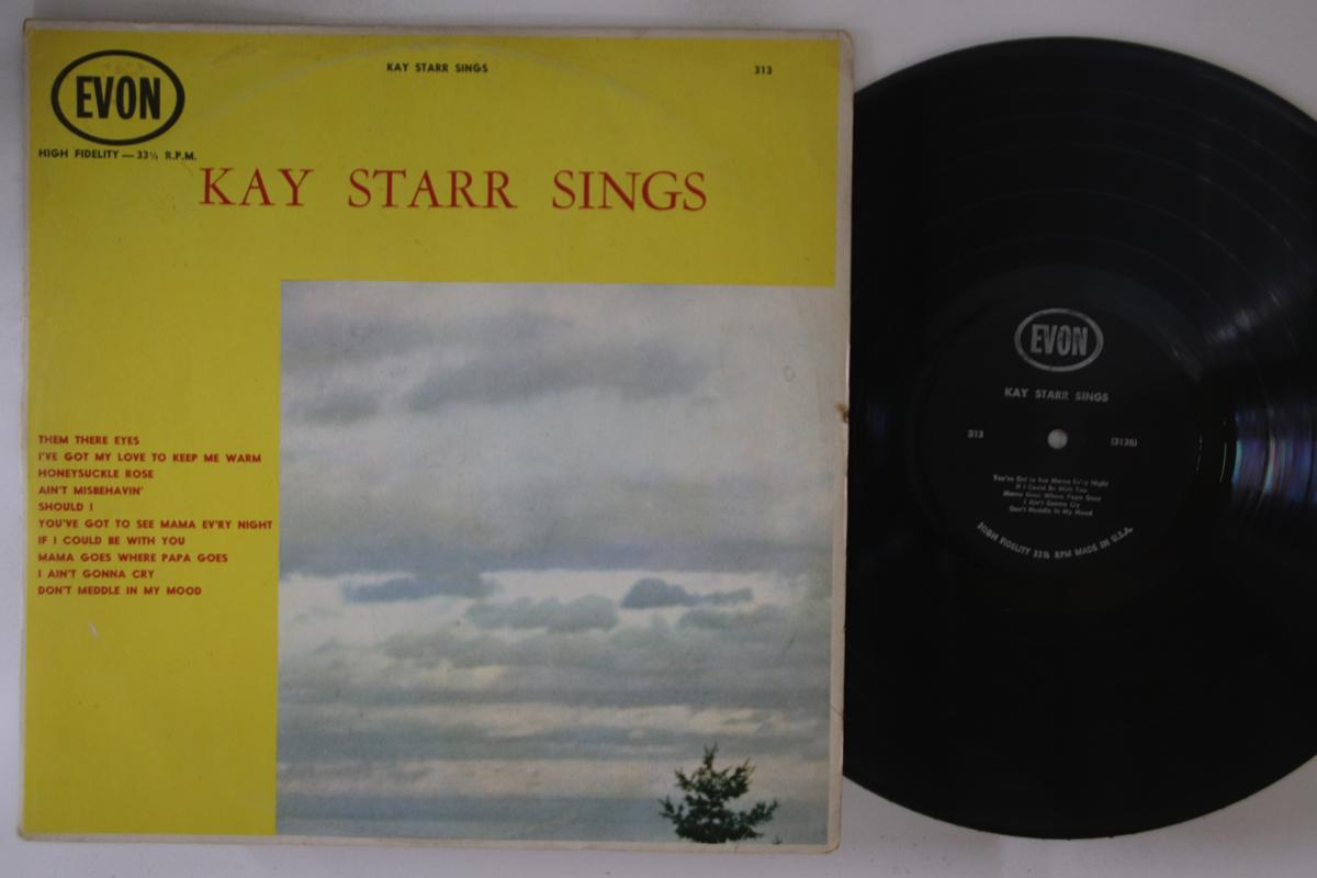 

LP Record KAY STARR - Kay Starr Sings 313 EVON US Pop Used