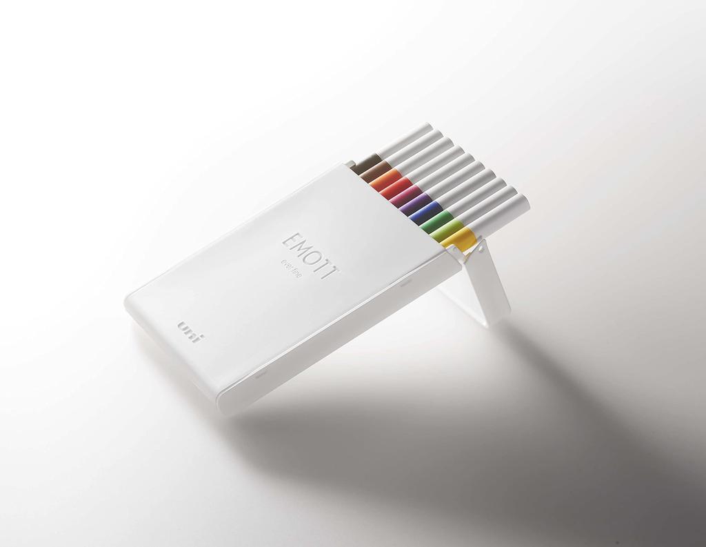 Mitsubishi Pencil EMOTT 10 Water-Based Pens, Colors, No. 1, PEMSY10C.NO1