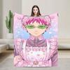 The Disastrous Life of Saiki K Blanket Super Soft Plush Throw Blanket For Home Decor Travel Office Flannel Bedspread Bed Cover