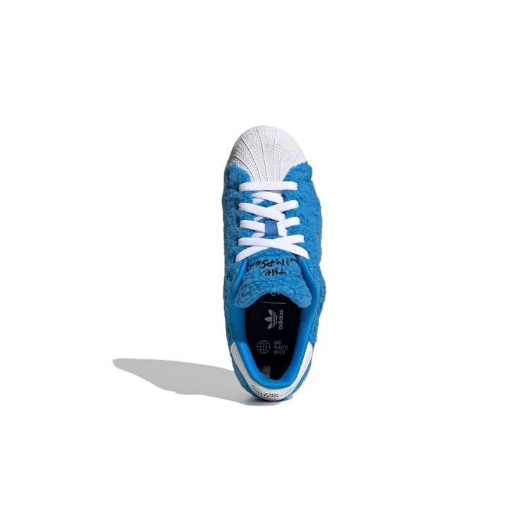 adidas Originals SUPERSTAR J Resistenti all'abrasione Scarpe da Skateboard Basse per Bambini Blu Unisex GZ1774