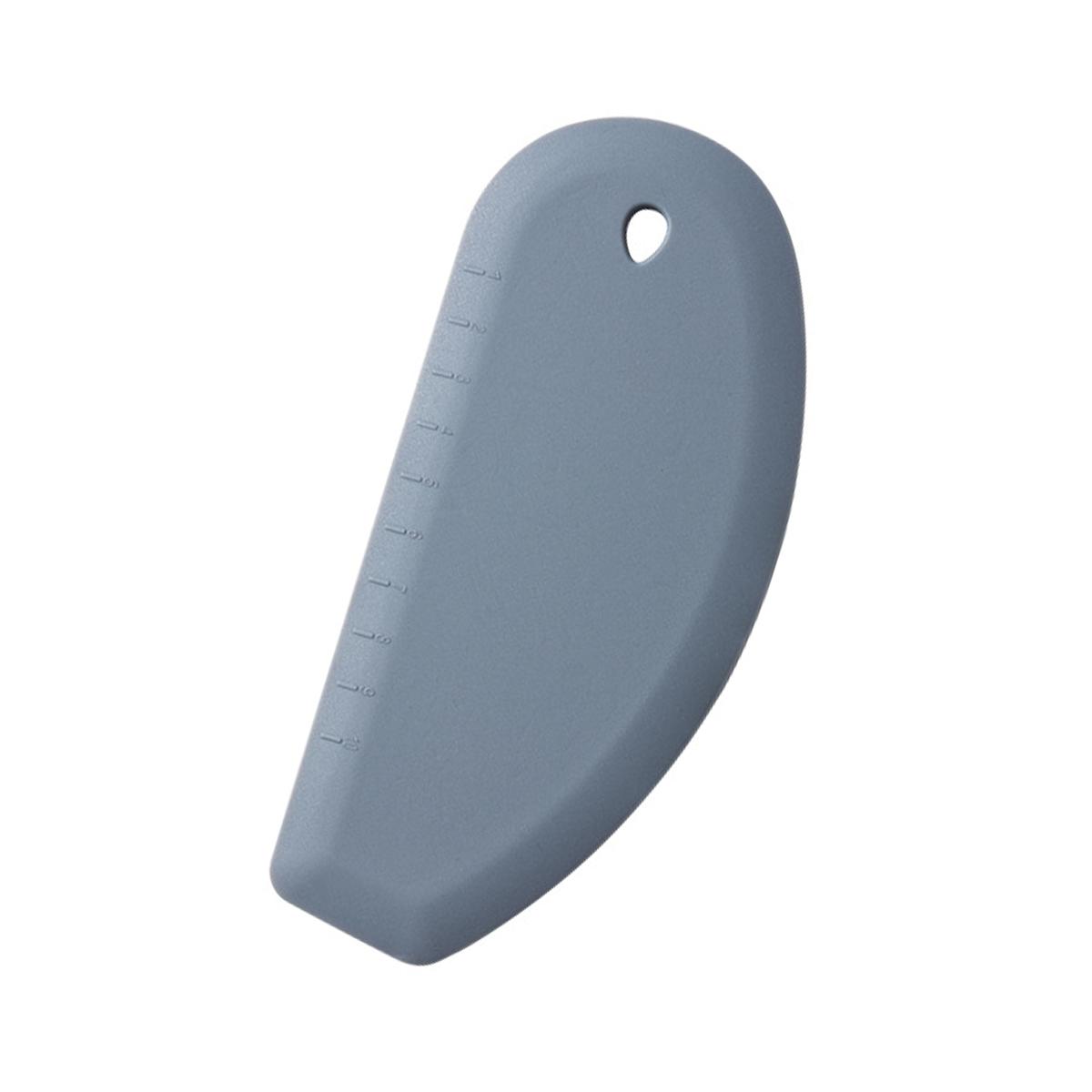 

Силиконовый скребок для теста, скребок для чаши, гибкий многофункциональный кухонный инструмент для резки теста, резак для хлеба и торта серый