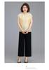 Mom's Chic Summer Chinese Style Two-Piece Short-Sleeve Top for Middle-Aged Women