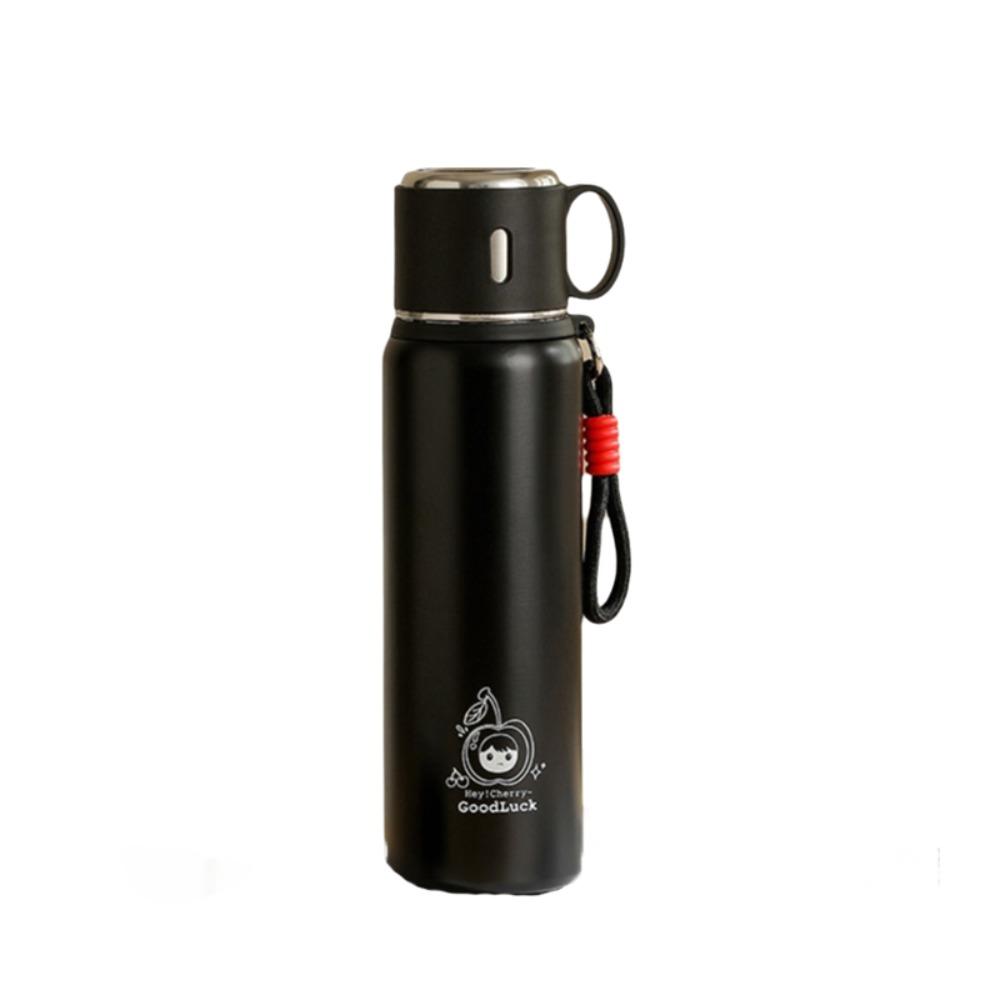 Keeping Hot/Cold Student Thermos Stainless Steel Vacuum Flasks Travel Thermal Cup  Office