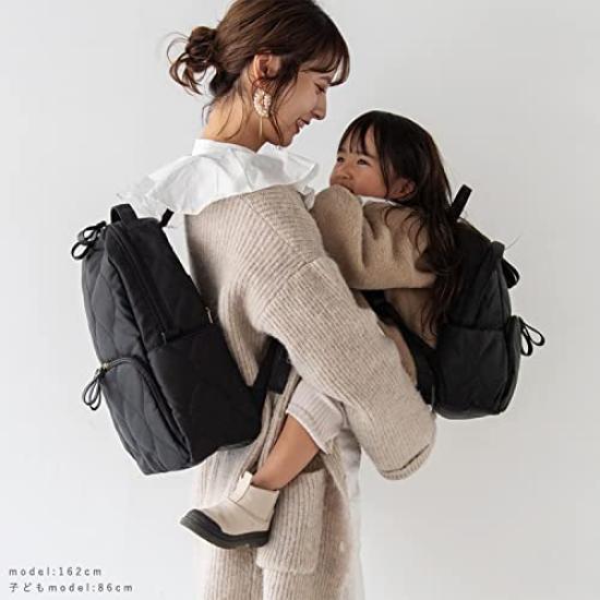 Vita Felice 16 Pocket Bag Backpack Stylish Parent and Child Matching Look Coordination Parent and Child Matching Water Repellent High Density Nylon