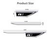3D Metal Car Leaf Board Side Sticker Auto Door Label Body Decorative Blade Decals For Volkswagen VW RLine R T5 ID3 Tiguan GTI