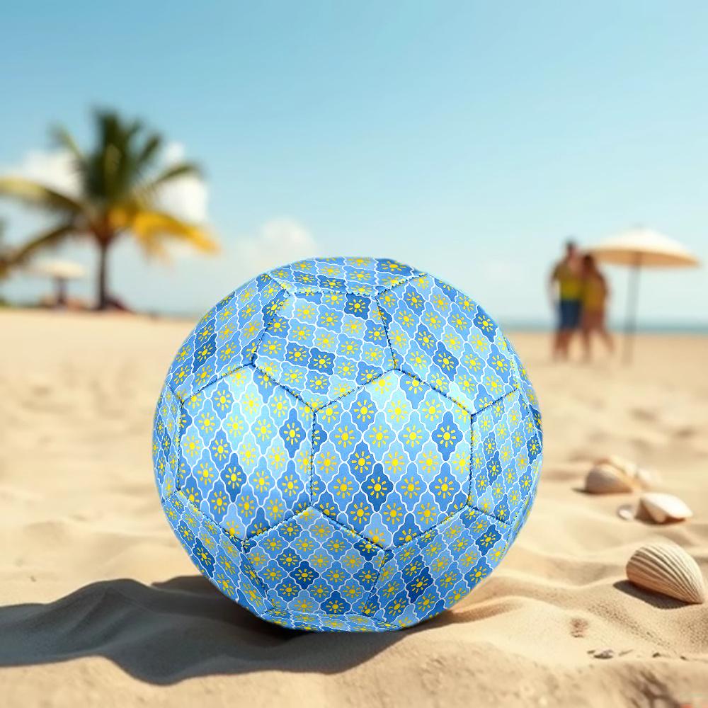1PC Sunflower Soccer Ball Size 5 Football Machine Sewn Indoor/Outdoor Universal Football Surprise Collection n86