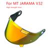 JARAMA V32 Helmvisier Schild für MT Helmvisier für JARAMA Hohe Festigkeit Hohe Zähigkeit Visier Schild V32 Visier