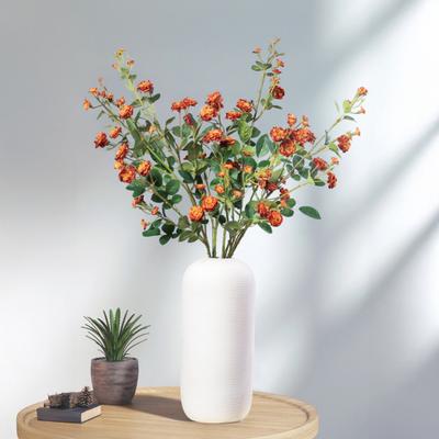 Künstliche Blume UV-beständig Realistische Kunstseidenblume mit Stiel Hausparty Falsche Blüte Tischmittelstück Fotografie Requisiten