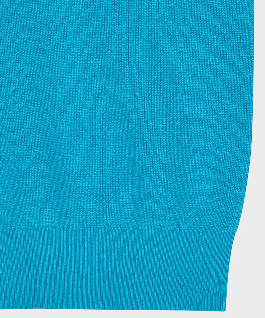 Teildeon Cotton Cashmere Crewneck Sweater Blue
