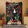 Custom Name Personalized Michael Jackson Print Blanket, Home Decor, Bedroom, Sofa, Camping, Couch, Gifts for Birthday Christmas