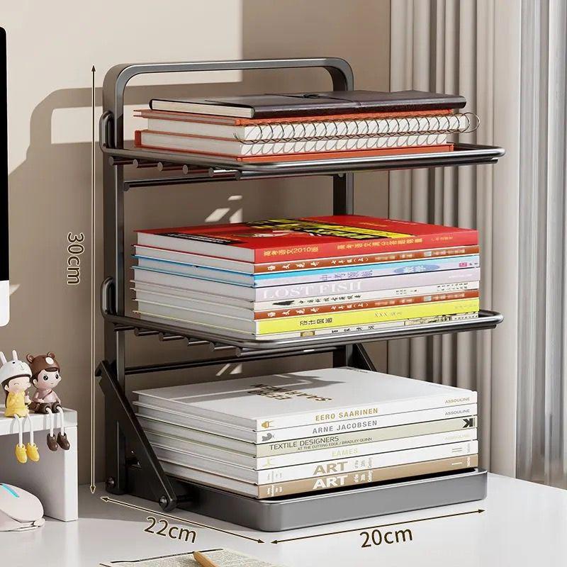 Складна залізна настільна книжкова полиця та стелаж - Органайзер для студентського столу
