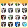 Clock Minecraft Alarm Led Night Light Colourful Changing Desktop Decoration