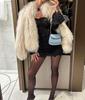 Available Now: 2024 Women's Fashion Solid Color Faux Fur Coat - Warm, Fuzzy, Long Sleeve Winter Outerwear.
