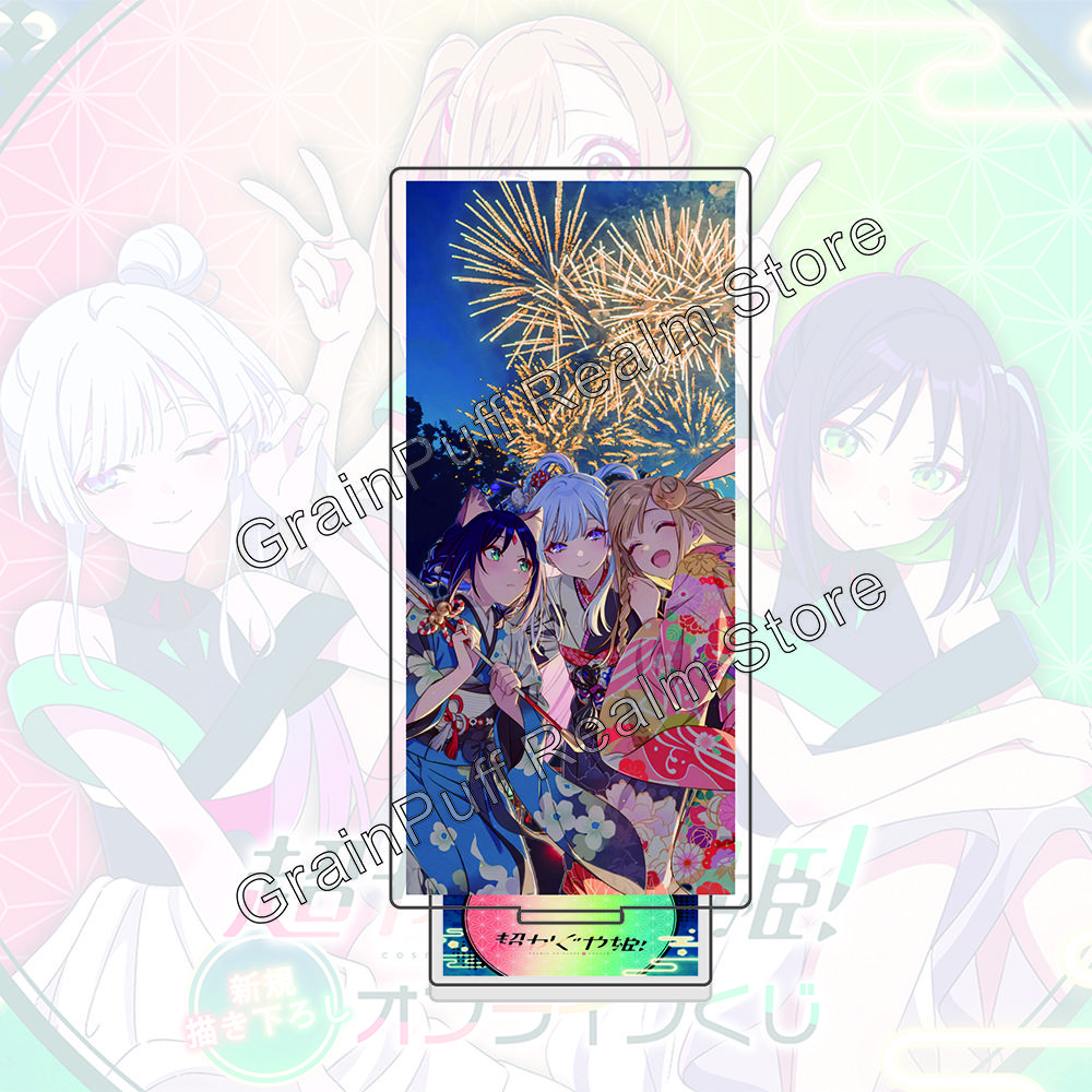 

Cosmic Princess Kaguya!Acrylic Standee- Kaguya,YACHIYO,IROHA Anime Figure Desk Decor Cute Collectible Newly Outfit Version 15 cm