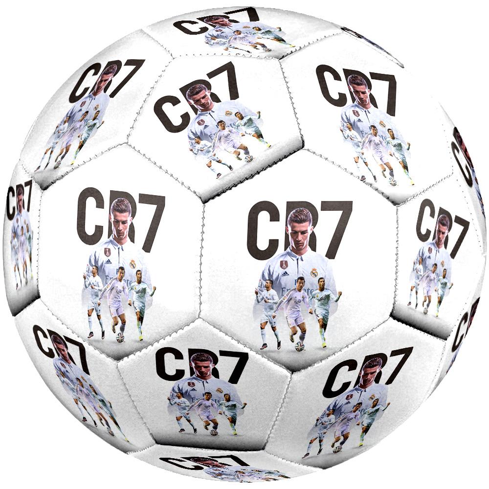 Cr7 Soccer Poster Size 5 Soccer Ball Machine Sewn Indoor/Outdoor Training and Matches Perfect Gift for Sports Enthusiasts