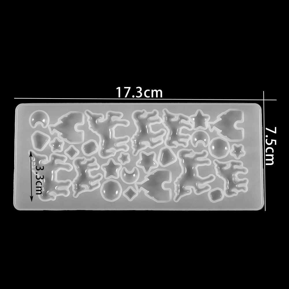 1Pcs Heart Love Pendant Epoxy Casting Molds Kits Mixed Style UV Silicone Resin Molds For DIY Jewelry Making Findings Supplies